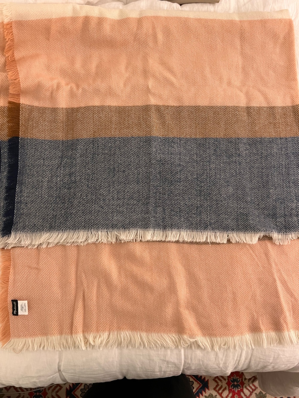 Madewell Striped Blanket Scarf